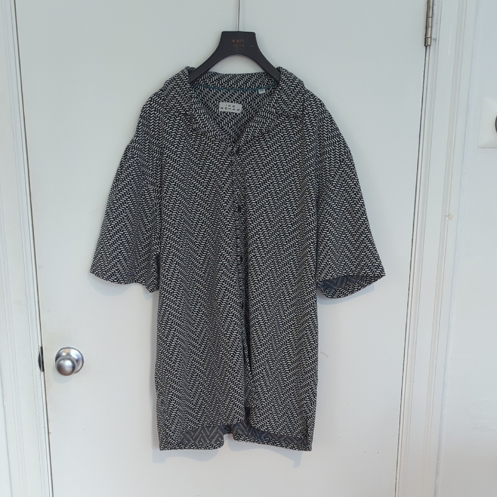 Ike Behar Monochrome Herringbone Jacket